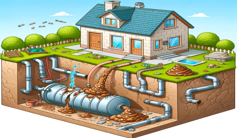 conventional septic system in magnolia texas