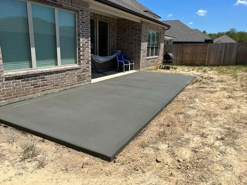 concrete patio expansion