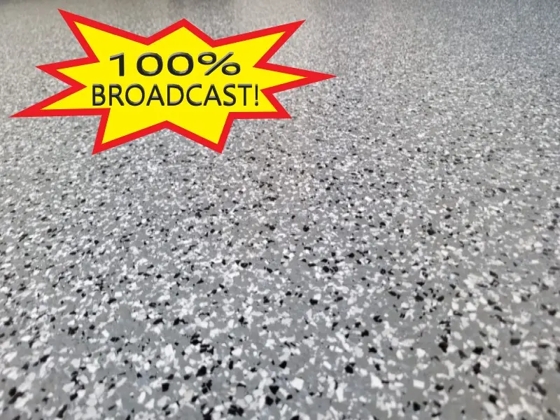 full epoxy broadcast