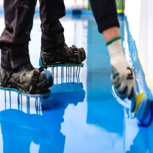 garage epoxy floor with no flake