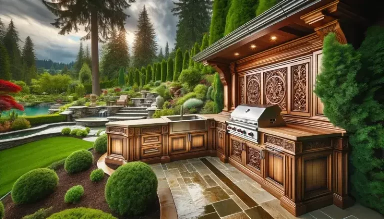 outdoor kitchen