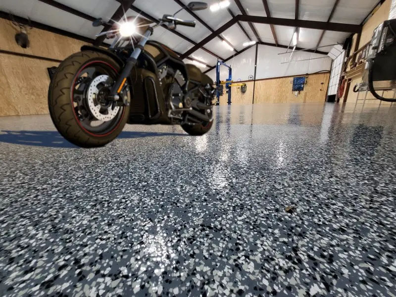 workshop epoxy flooring