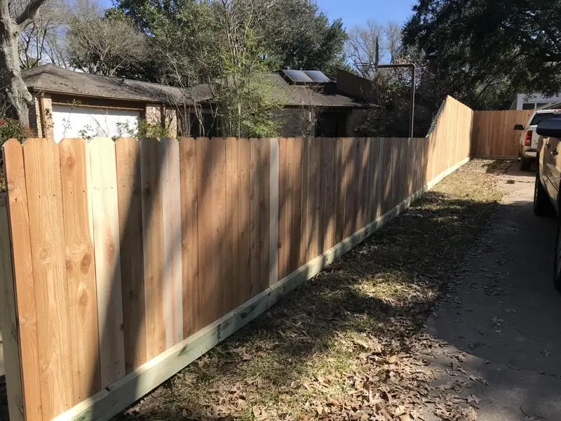 wood fence