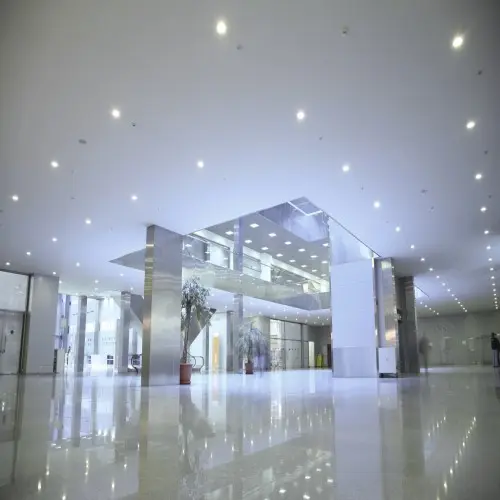 polished concrete floor