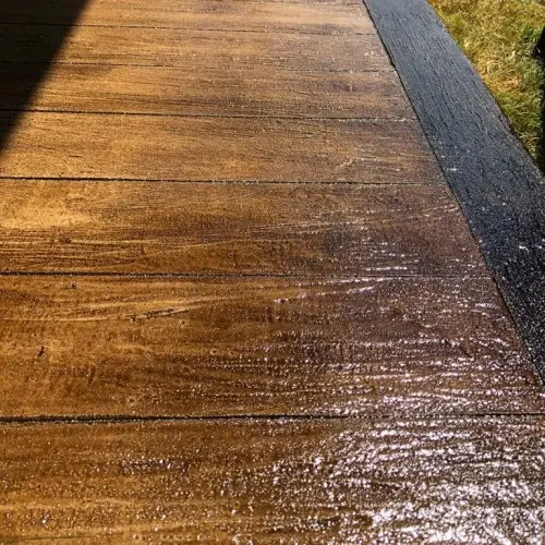 concrete texturing looks like wood