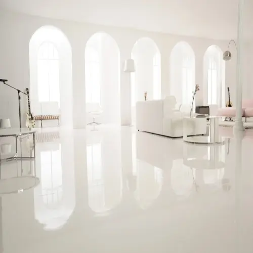 epoxy flooring glossy