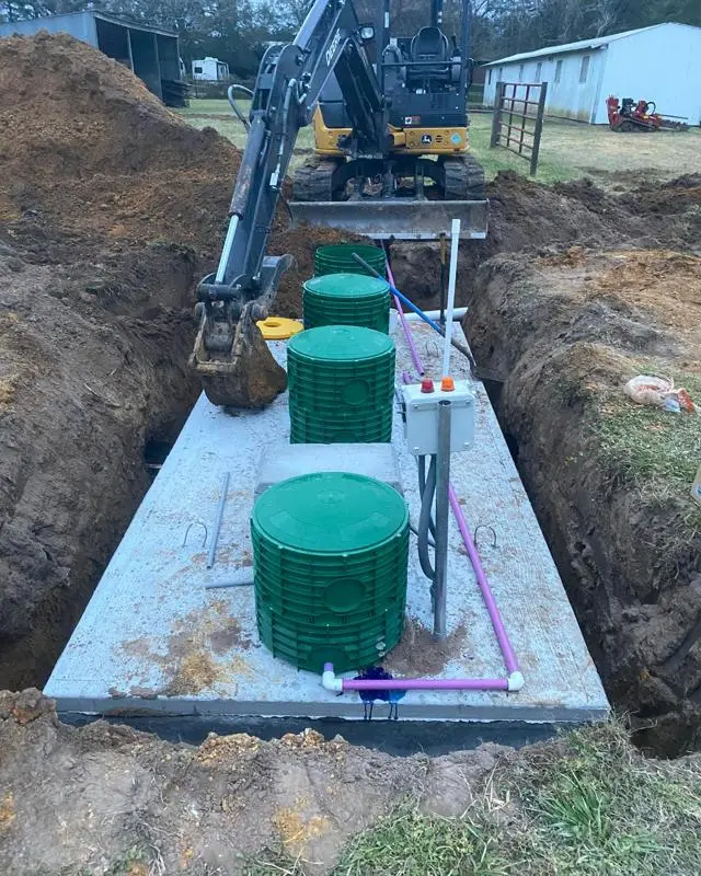 installing new septic tank