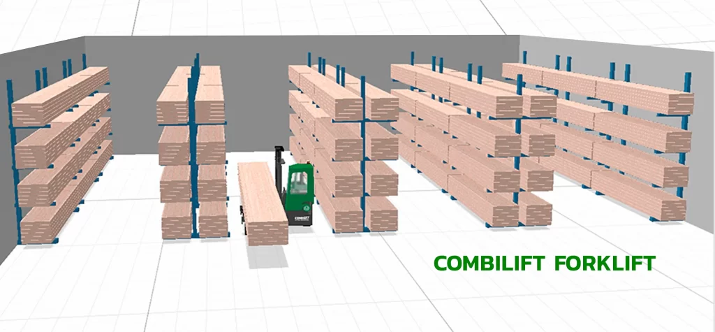 warehouse space 2.1 with combilift