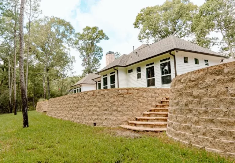 retaining wall magnolia texas