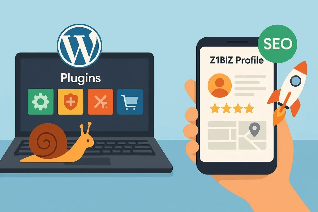 wordpress vs z1biz