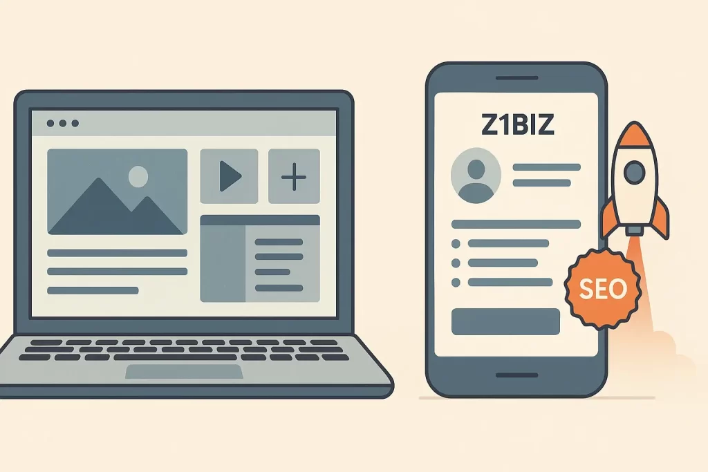 z1biz is a usa based wix competitor