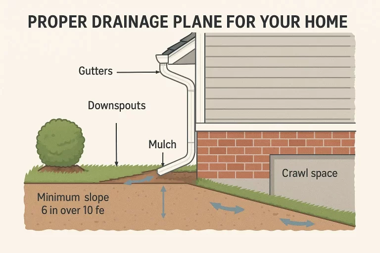 proper drainage plane for your home